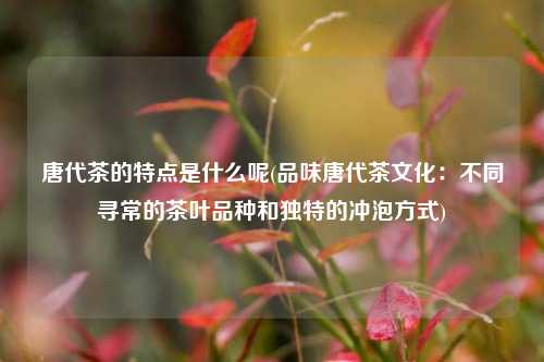 唐代茶的特点是什么呢(品味唐代茶文化：不同寻常的茶叶品种和独特的冲泡方式)