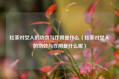 红茶对女人的功效与作用是什么（红茶对女人的功效与作用是什么呢）