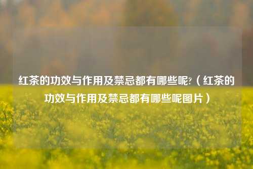 红茶的功效与作用及禁忌都有哪些呢?（红茶的功效与作用及禁忌都有哪些呢图片）