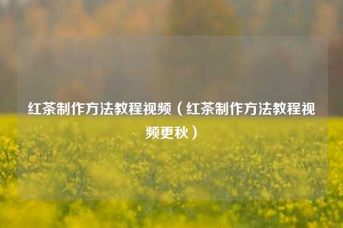 红茶制作方法教程视频（红茶制作方法教程视频更秋）