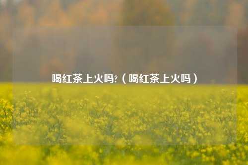 喝红茶上火吗?（喝红茶上火吗）