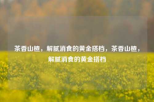 茶香山楂，解腻消食的黄金搭档，茶香山楂，解腻消食的黄金搭档