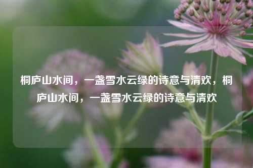 桐庐山水间，一盏雪水云绿的诗意与清欢，桐庐山水间，一盏雪水云绿的诗意与清欢