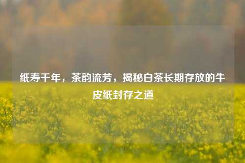 纸寿千年，茶韵流芳，揭秘白茶长期存放的牛皮纸封存之道