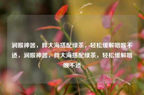 润喉神器，胖大海搭配绿茶，轻松缓解咽喉不适，润喉神器，胖大海搭配绿茶，轻松缓解咽喉不适